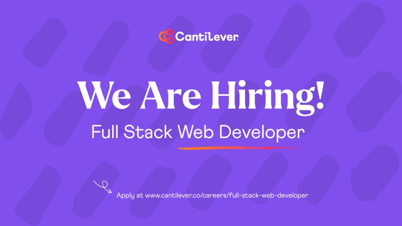 Web Developer Needed at Cantilever