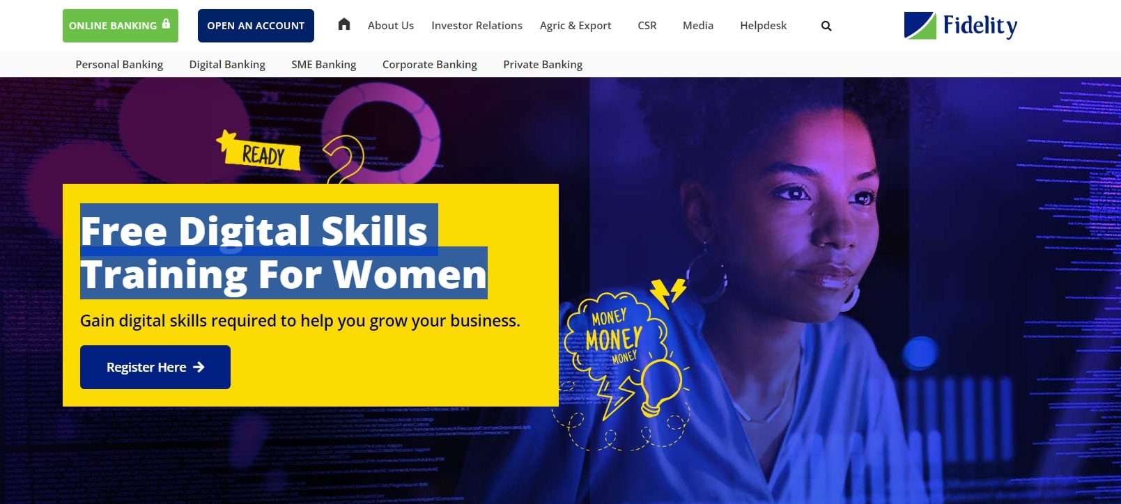 Fidelity Bank Free Digital Skills Training For Women