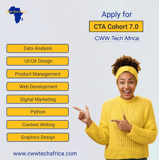 CWW Tech Africa Training Program for African Youths 2024 |Cohort 7.0