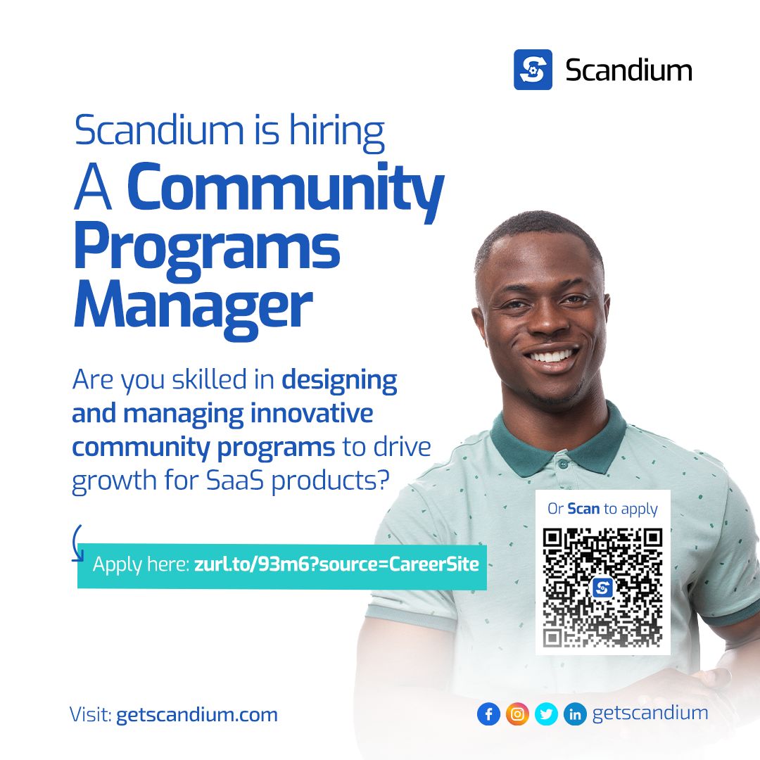 Scandium is Hiring Community Managers