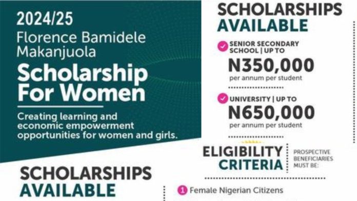 Florence Bamidele Makanjuola Scholarship (FBM) 2024 For Nigerians