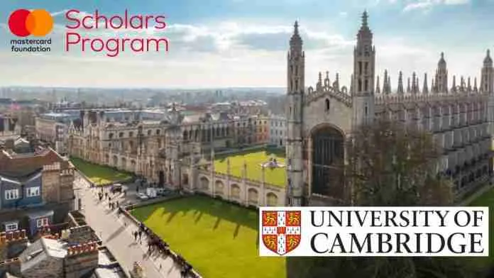 University of Cambridge Mastercard Scholarship 2025 in UK