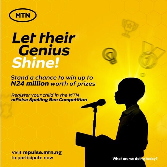 MTN mPulse Spelling Bee Competition 2024 For young Nigerians | ₦24 million worth of prizes