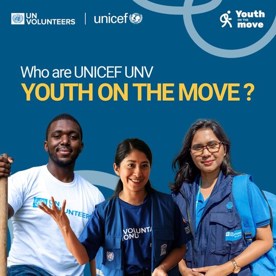 12 Month Paid United Nations Volunteer Assignment at UNICEF UNV Youth Program