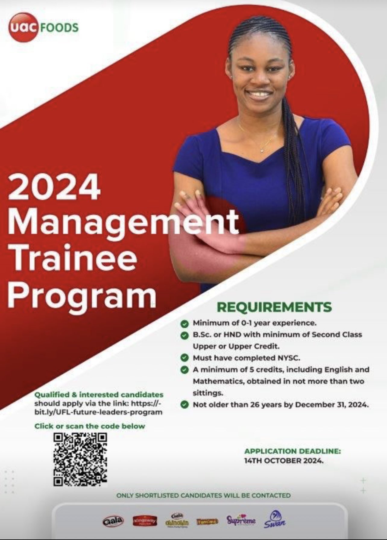 UAC Foods Limited Management Trainee Program 2024/2025