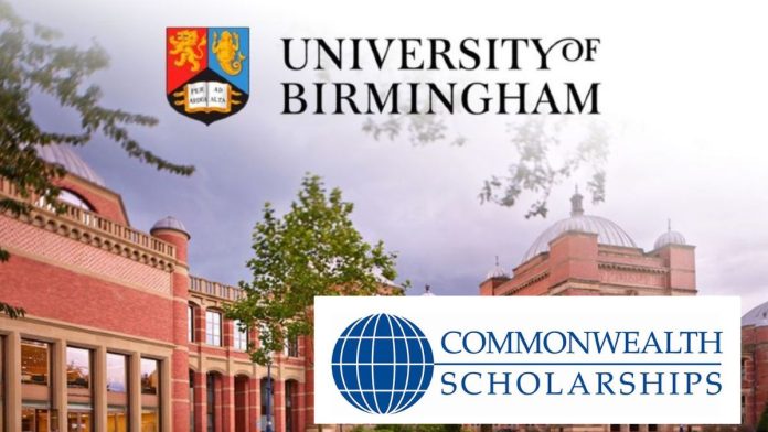 Commonwealth Shared Scholarship 2025 at University of Birmingham, UK (Fully Funded)