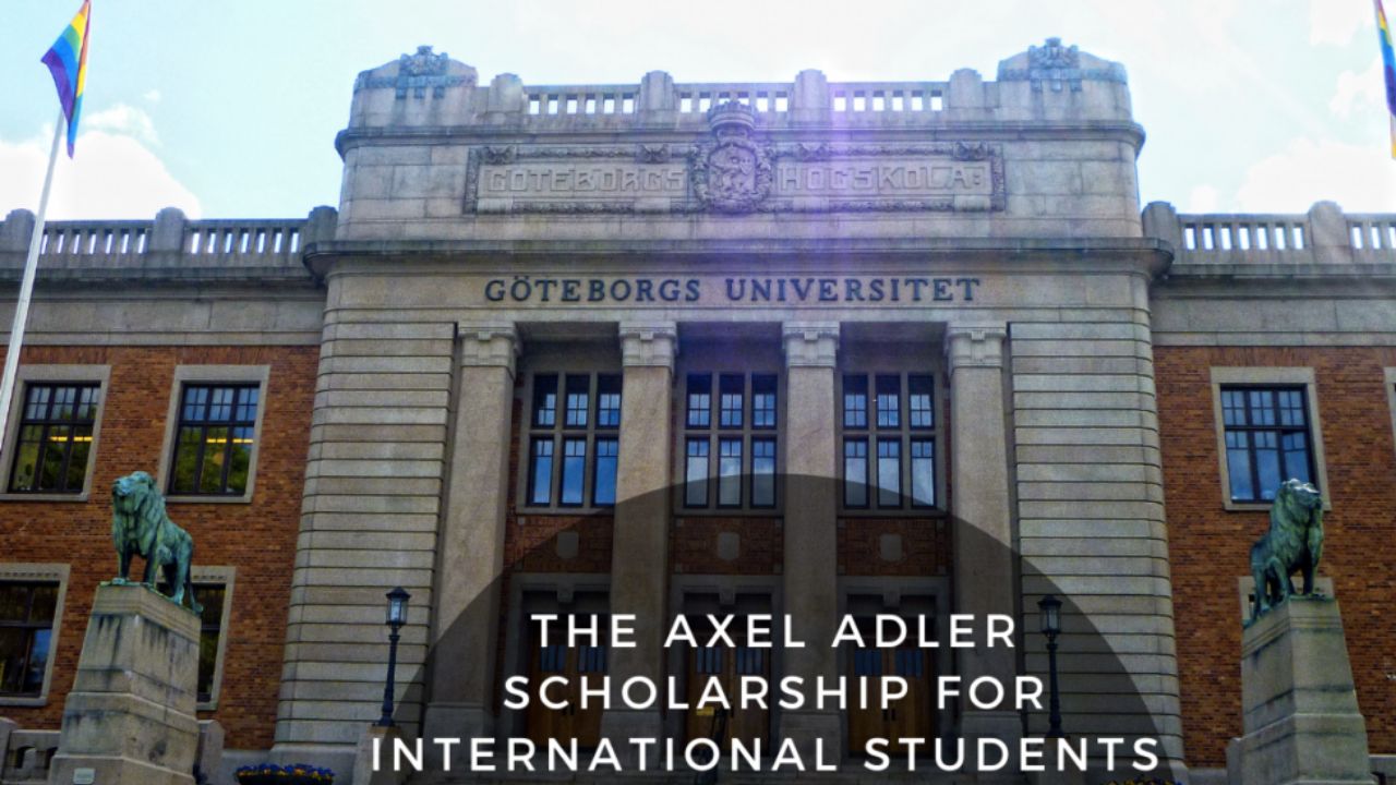 University of Gothenburg Axel Adler Scholarship in Sweden 2025 | Fully Funded