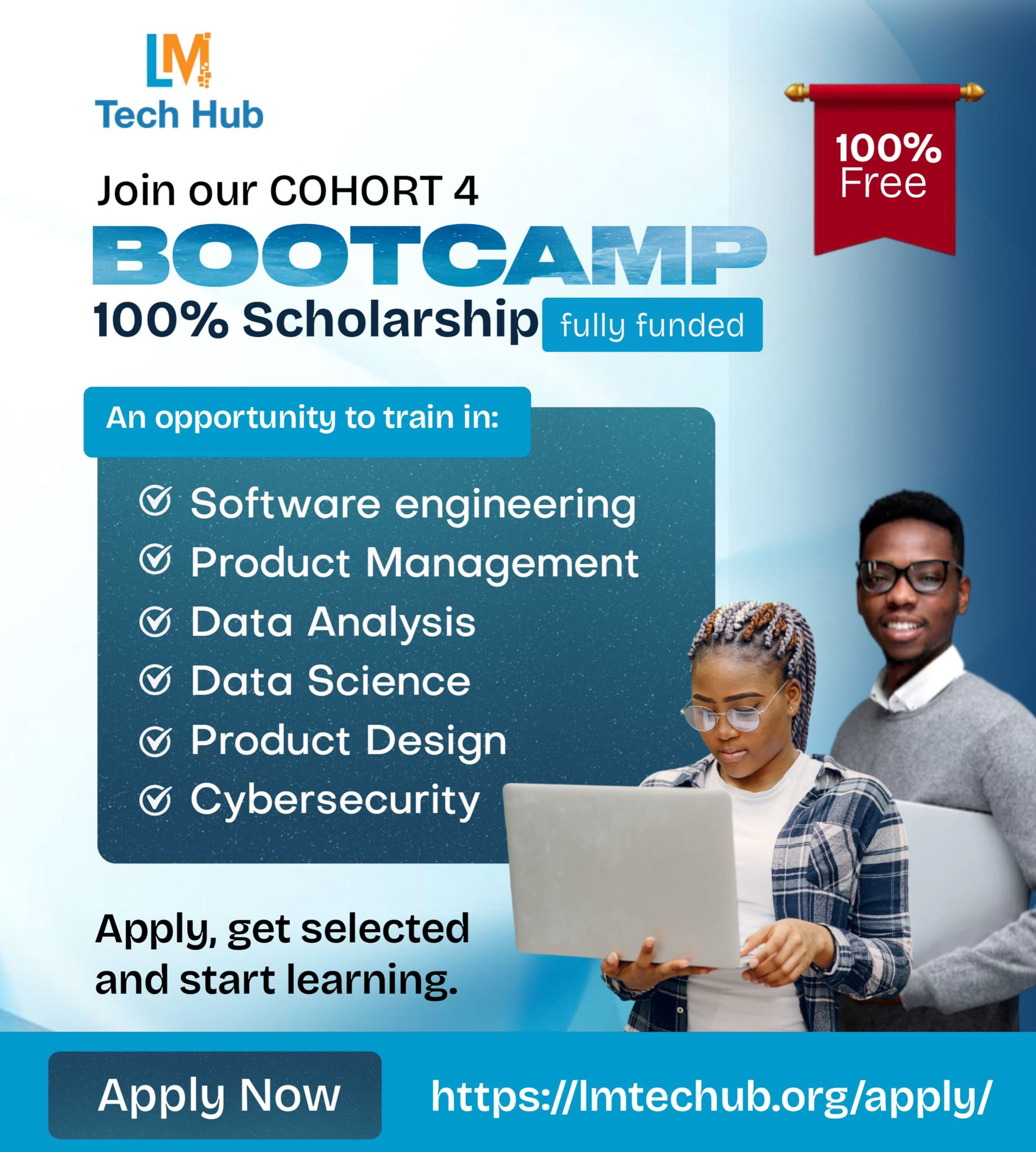 LM Tech Hub Training Program cohort 4.00 | 100% Scholarship For Tech Courses