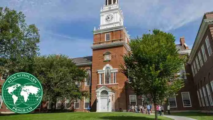 Dartmouth College King Scholarship 2025 in United States 