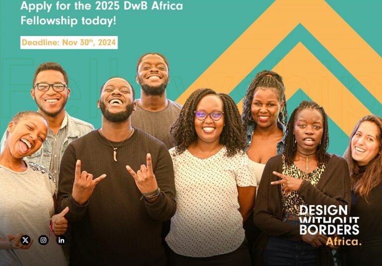 Design Without Borders (DwB) Africa Design Fellows Program 2025