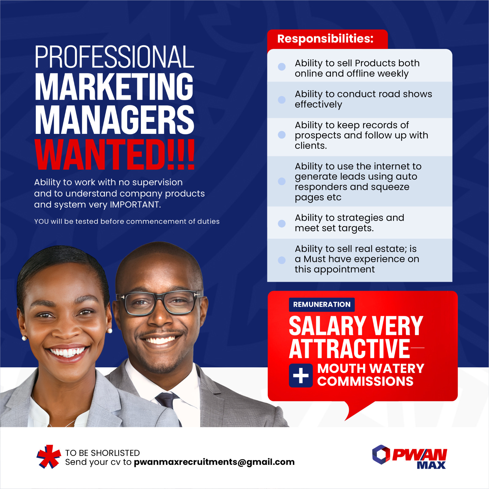 PwanMAx Private Marketing Force is Hiring a Digital Marketer