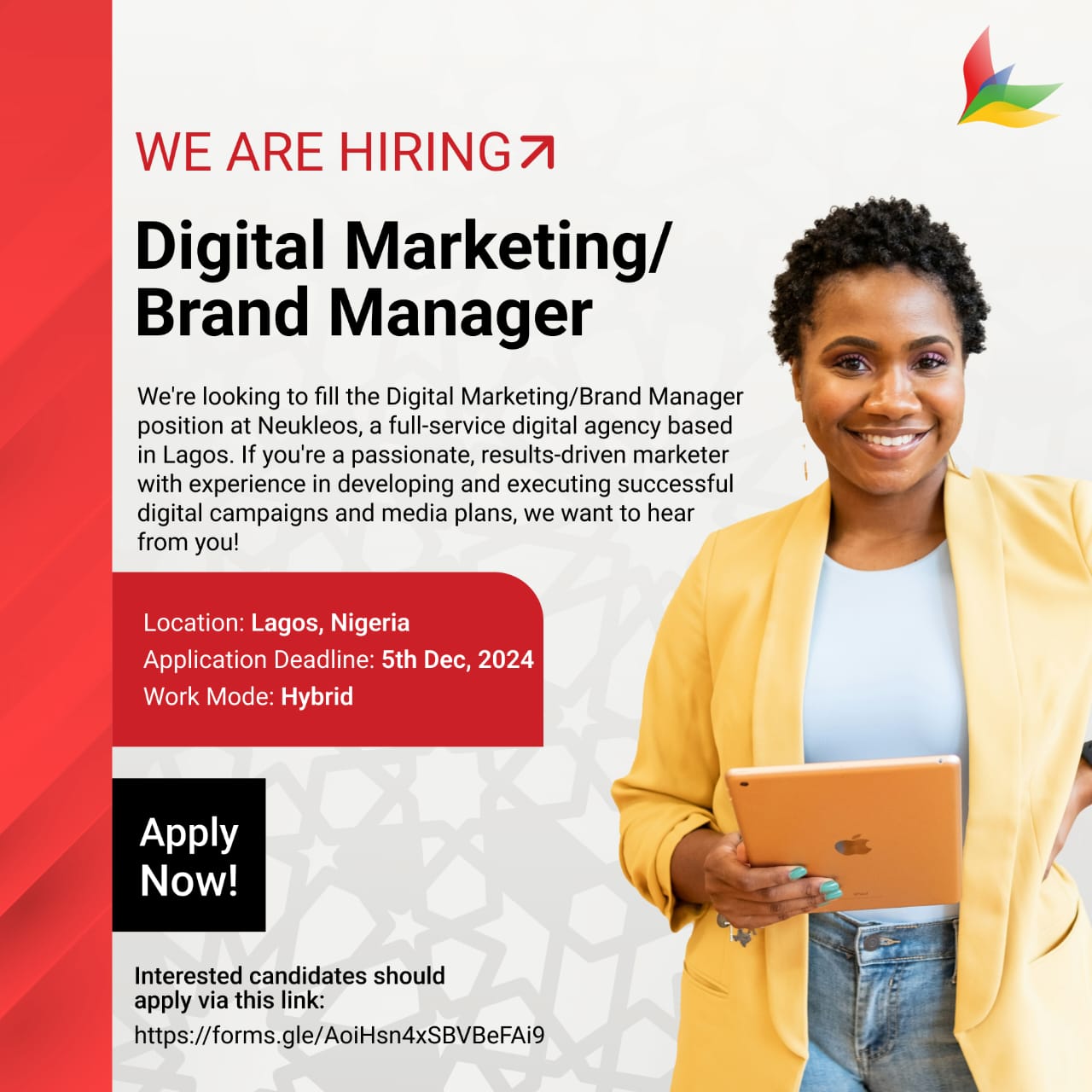 Digital Marketing/Brand Manager Position at Neukleos