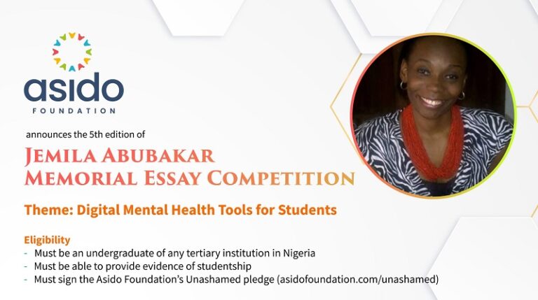 Jemila Abubakar Memorial Essay Competition 2025 | Win N200,000 prize