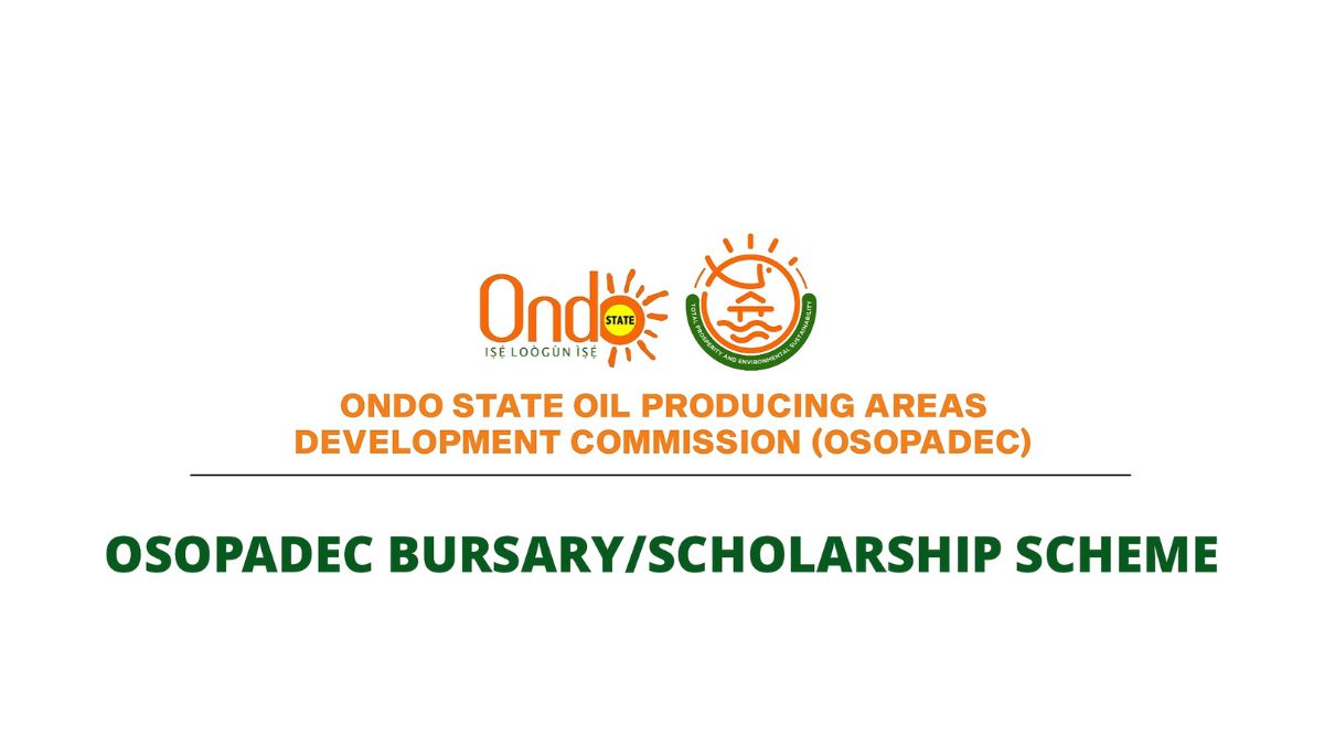 Ondo State OSOPADEC Scholarship Scheme For Nigerian Students 2024