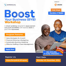 Boost Your Business (BYB) Workshop | A virtual program that empowers women and youth-led MSMEs