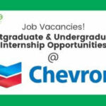 Chevron NMA Postgraduate Internship 2024 for Nigerians 