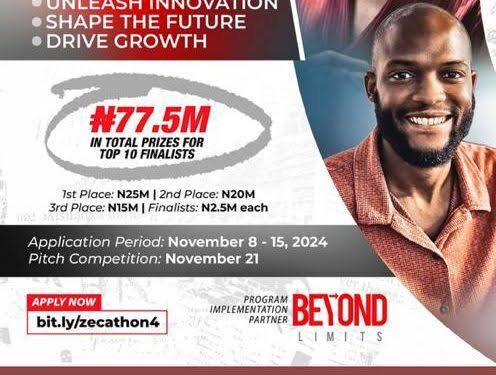 Call for Applications: Zenith Bank Startup Pitch Competition 2024 (Up to 77.5 million prizes)