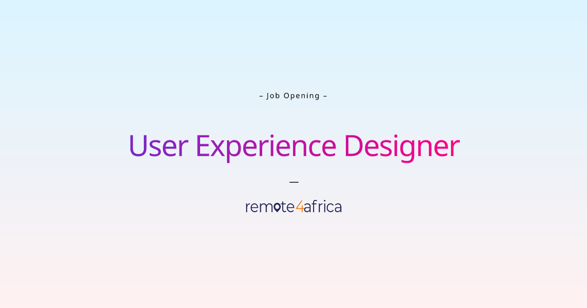 Remote User Experience Designer at T40 Technologies