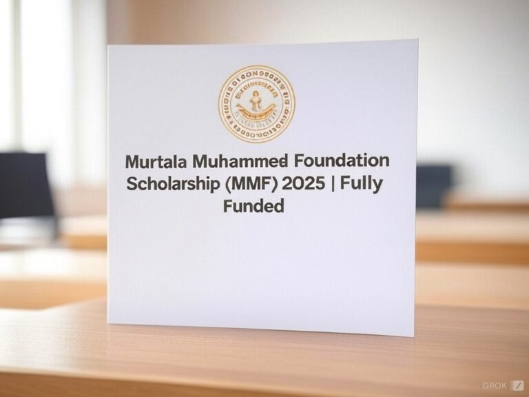 Murtala Muhammed Foundation Scholarship (MMF) 2025