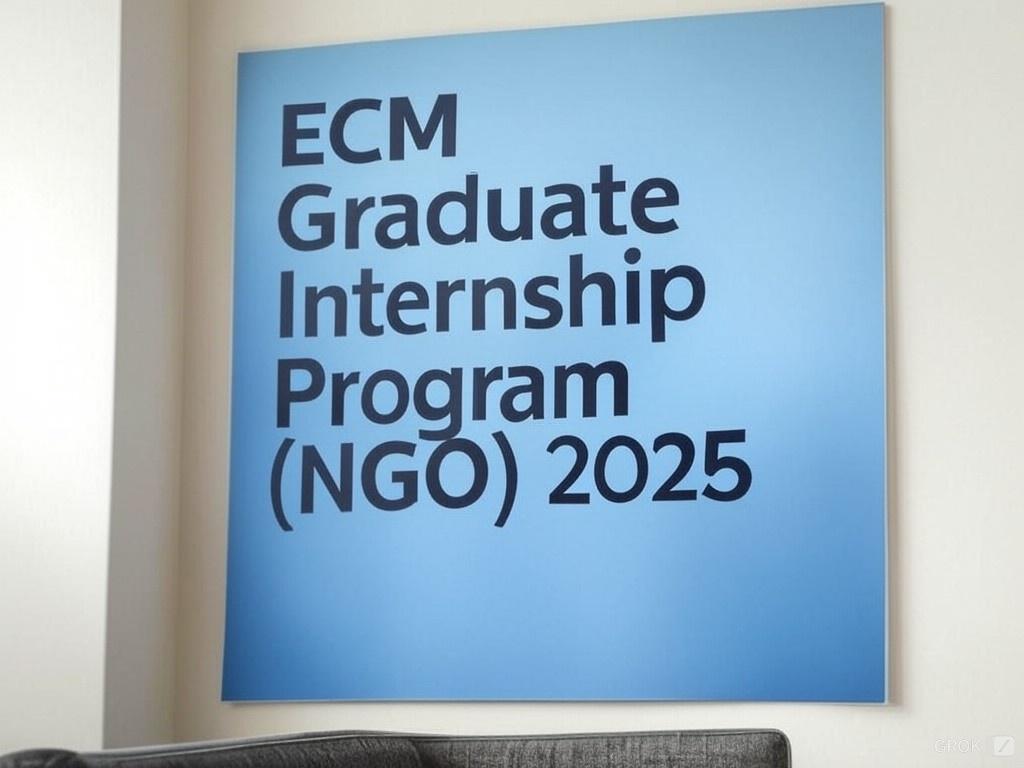 ECM Graduate Internship Program (NGO) 2025