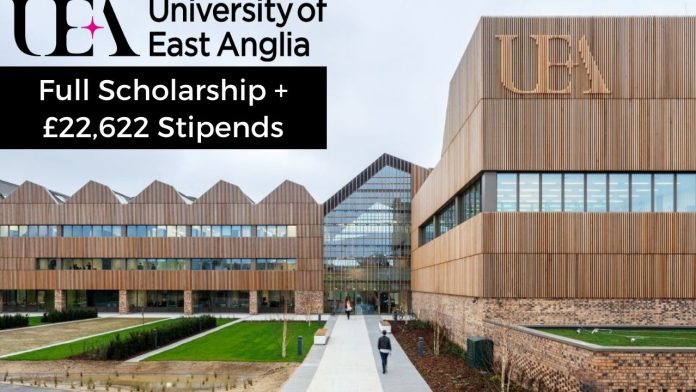 2025 David Sainsbury Scholarship at the (UEA) University of East Anglia in UK (Fully Funded)