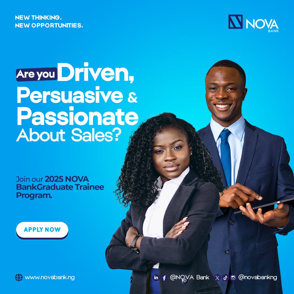 Call for Applications: NOVA Graduate Trainee Program 2025