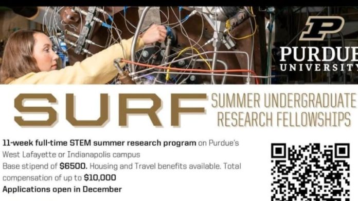 2025 Purdue University SURF Program in USA | Fully Funded