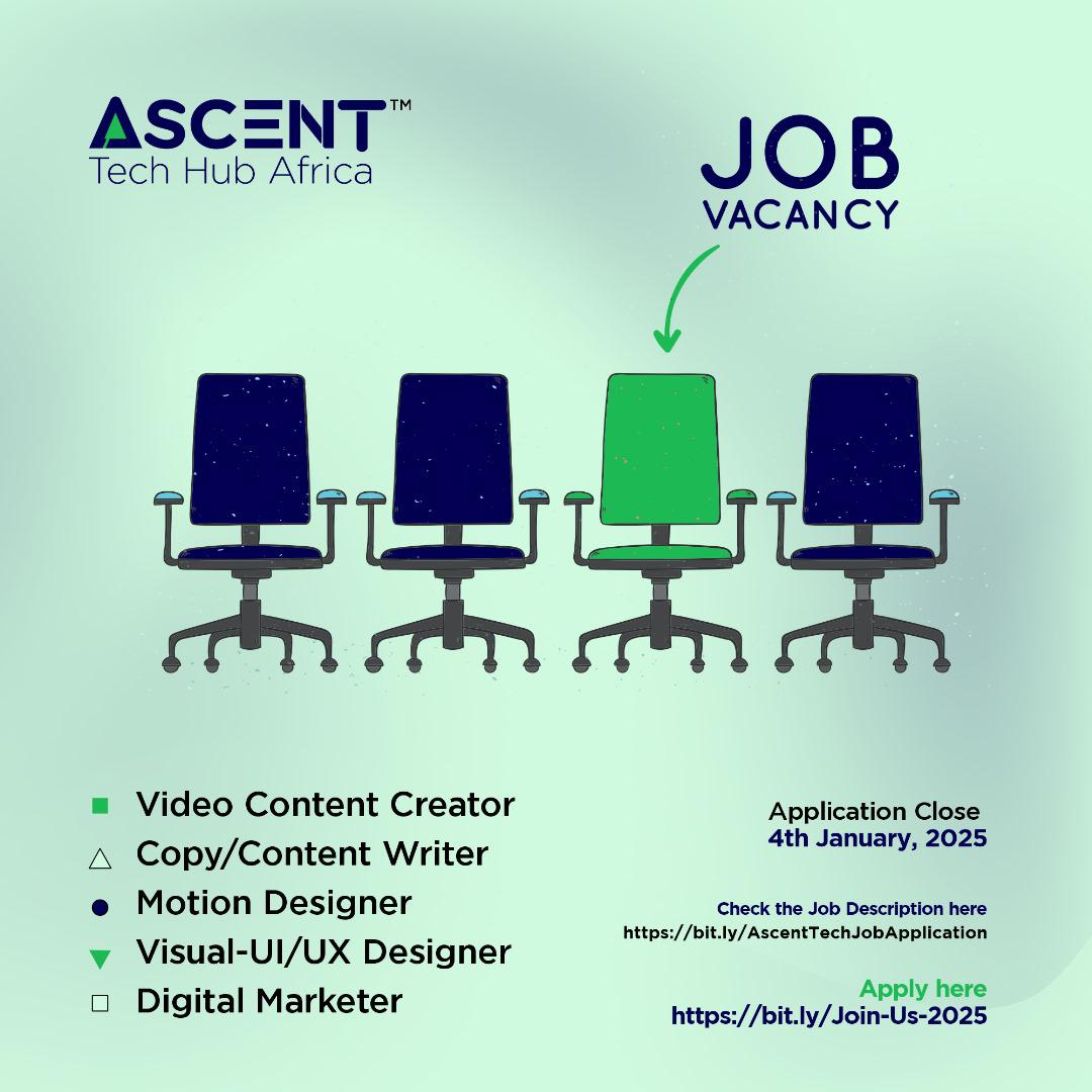 Ascent Tech Hub Africa Job Recruitment 2025