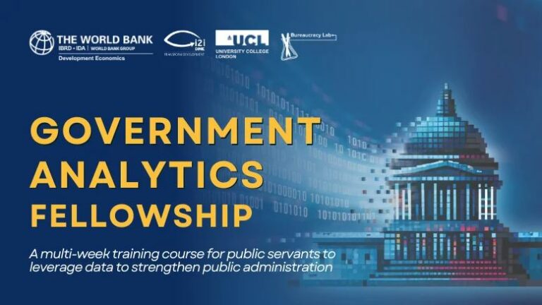 World Bank Government Analytics Fellowship Program 2025