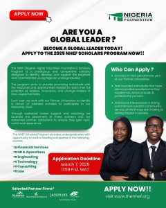 2025 NHEF Scholarship Program