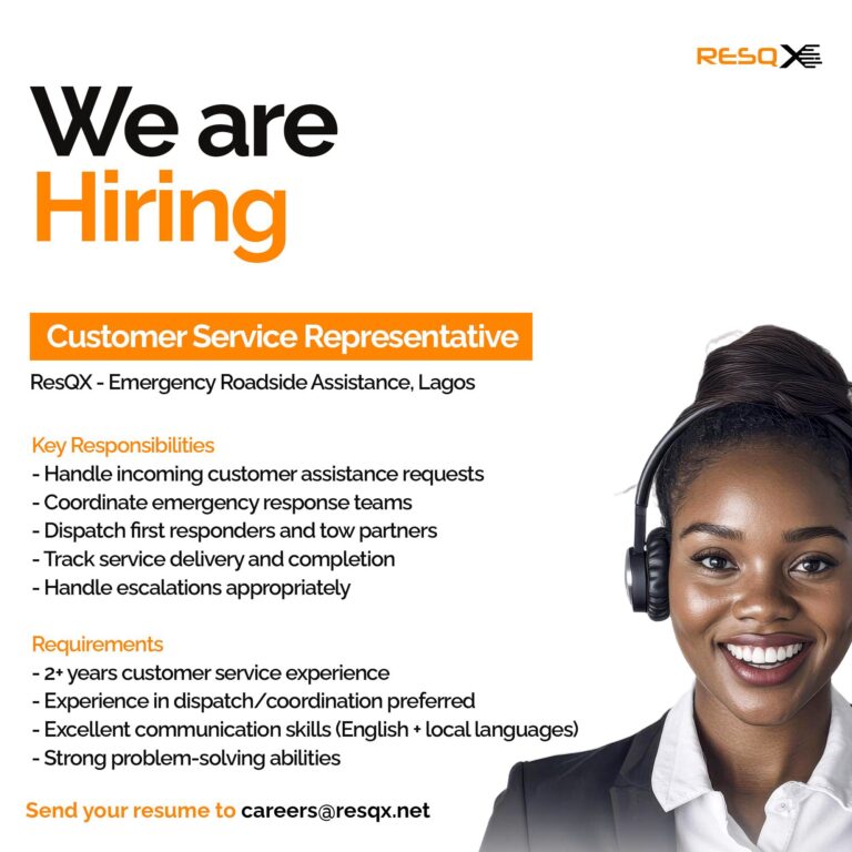 Customer Service Representative Needed at ResQX