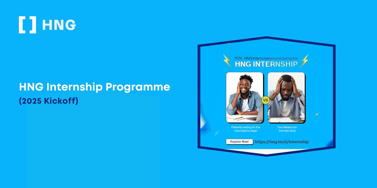 HNG Internship Programme 2025