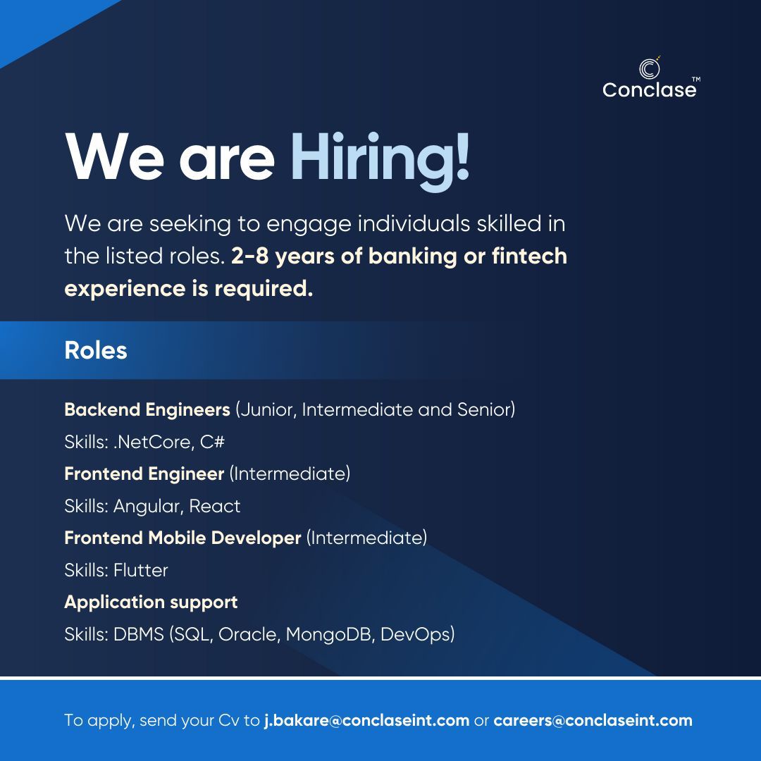 Remote Tech Hiring at Conclase