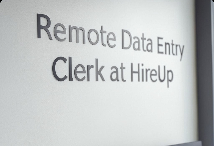 Remote Data Entry Clerk at HireUp