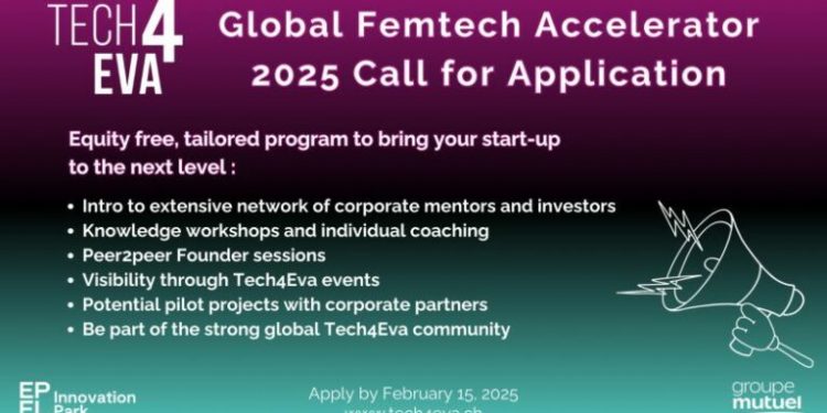 2025 Tech4Eva Femtech Accelerator Program 