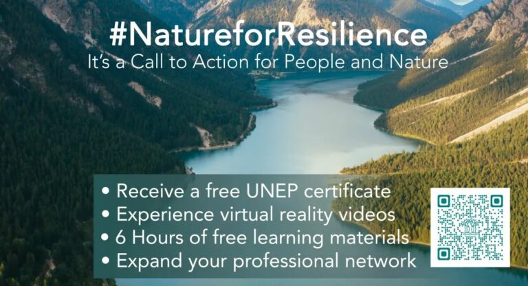 UNEP Certificate Course on Nature-based Solutions for Disaster and Climate Resilience 2025