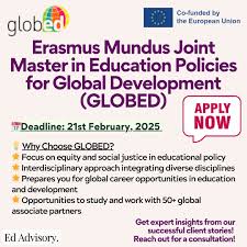 GLOBED Erasmus Mundus Scholarship 2025