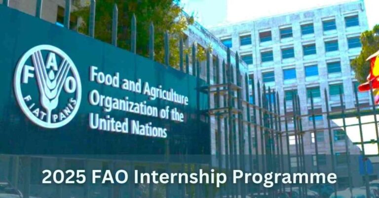 Call For Applications: FAO Internship Program | $700 Monthly Stipends with Training